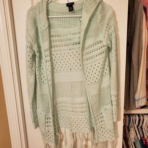 Mint Green Cardigan